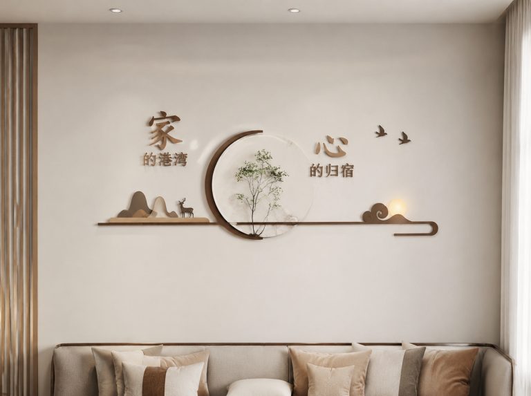 罗定发展历程墙与展馆画框系统